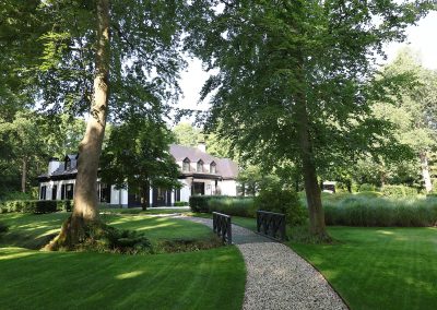 Grote groene tuin
