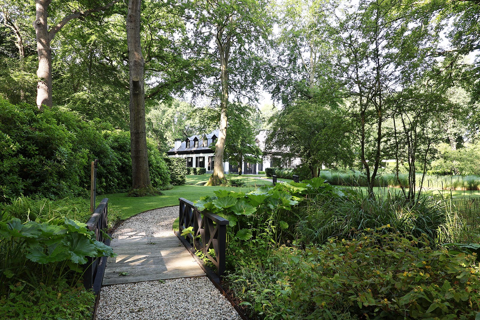 Grote groene tuin Grote groene tuin
