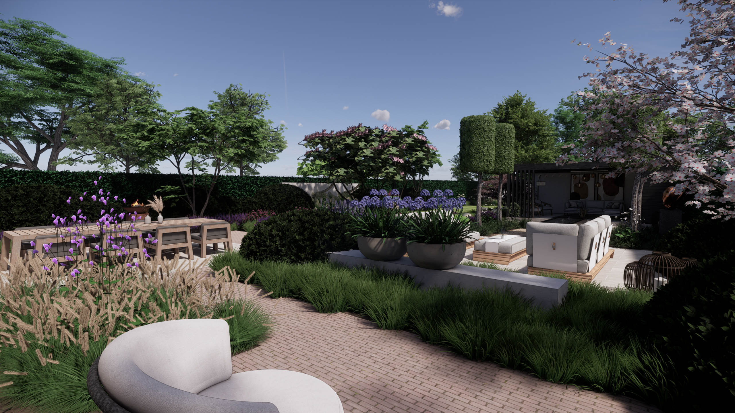 ontwerp landelijke tuin