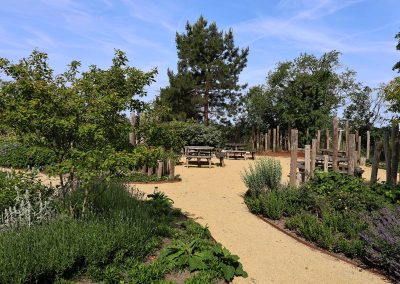 Natuurlijke ruime tuin