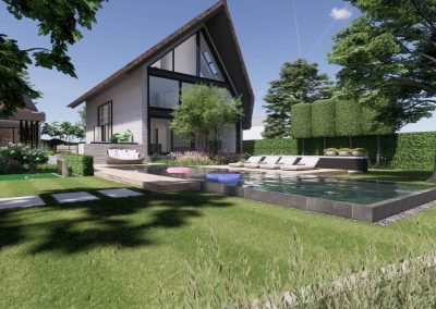 Strakke tuin